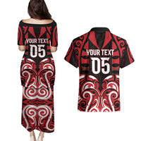 Custom Aotearoa Ngapuhi Couples Matching Puletasi and Hawaiian Shirt Maori Pattern New Zealand DT05 - Polynesian Pride