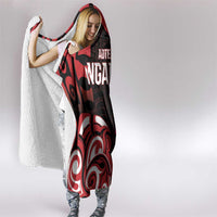 Aotearoa Ngapuhi Hooded Blanket Maori Pattern New Zealand DT05 - Polynesian Pride