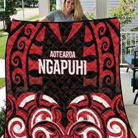 Aotearoa Ngapuhi Quilt Maori Pattern New Zealand DT05 Red - Polynesian Pride