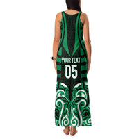Custom Aotearoa Ngai Tahu Family Matching Tank Maxi Dress and Hawaiian Shirt Maori Pattern New Zealand DT05 - Polynesian Pride