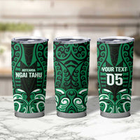 Custom Aotearoa Ngai Tahu Tumbler Cup Maori Pattern New Zealand - Polynesian Pride