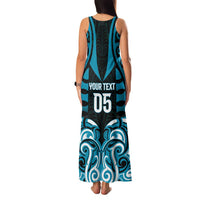 Custom Aotearoa Ngati Porou Family Matching Tank Maxi Dress and Hawaiian Shirt Maori Pattern New Zealand - Polynesian Pride