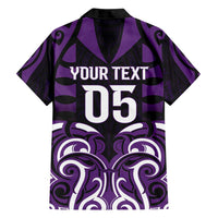 Custom Aotearoa Rangitane Family Matching Tank Maxi Dress and Hawaiian Shirt Maori Pattern New Zealand - Polynesian Pride