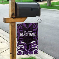 Aotearoa Rangitane Garden Flag Maori Pattern New Zealand - Polynesian Pride