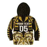 Custom Aotearoa Taranaki Kid Hoodie Maori Pattern New Zealand - Polynesian Pride