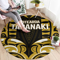 Aotearoa Taranaki Round Carpet Maori Pattern New Zealand DT05 - Polynesian Pride