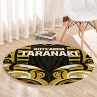 Aotearoa Taranaki Round Carpet Maori Pattern New Zealand DT05 - Polynesian Pride