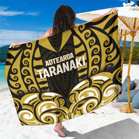 Aotearoa Taranaki Sarong Maori Pattern New Zealand DT05 One Size 44 x 66 inches Yellow - Polynesian Pride