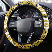 Aotearoa Taranaki Steering Wheel Cover Maori Pattern New Zealand - Polynesian Pride