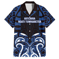 Custom Aotearoa Ngati Tuwharetoa Family Matching Short Sleeve Bodycon Dress and Hawaiian Shirt Maori Pattern New Zealand - Polynesian Pride