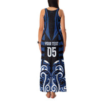 Custom Aotearoa Ngati Tuwharetoa Family Matching Tank Maxi Dress and Hawaiian Shirt Maori Pattern New Zealand - Polynesian Pride