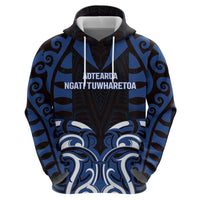 Custom Aotearoa Ngati Tuwharetoa Hoodie Maori Pattern New Zealand - Polynesian Pride