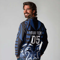 Custom Aotearoa Ngati Tuwharetoa Long Sleeve Polo Shirt Maori Pattern New Zealand - Polynesian Pride