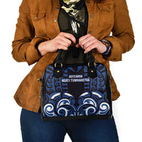 Aotearoa Ngati Tuwharetoa Shoulder Handbag Maori Pattern New Zealand - Polynesian Pride