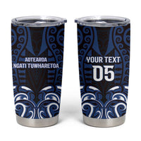 Custom Aotearoa Ngati Tuwharetoa Tumbler Cup Maori Pattern New Zealand - Polynesian Pride