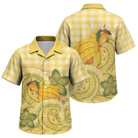 Hawaii Palaka Family Matching Mermaid Dress and Hawaiian Shirt Cute Ripe Mango Turtle On The Waves