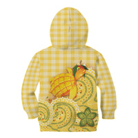 Hawaii Palaka Kid Hoodie Cute Ripe Mango Turtle On The Waves