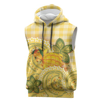 Hawaii Palaka Sleeveless Hoodie Cute Ripe Mango Turtle On The Waves