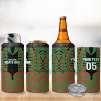 Custom Aotearoa Ngati Hine 4 in 1 Can Cooler Tumbler Maori Pattern New Zealand DT05 - Polynesian Pride