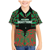 Custom Aotearoa Ngati Hine Family Matching Mermaid Dress and Hawaiian Shirt Maori Pattern New Zealand - Polynesian Pride