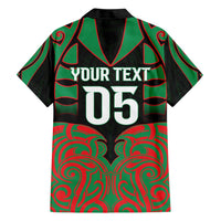 Custom Aotearoa Ngati Hine Family Matching Short Sleeve Bodycon Dress and Hawaiian Shirt Maori Pattern New Zealand - Polynesian Pride