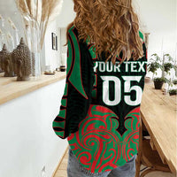 Custom Aotearoa Ngati Hine Women Casual Shirt Maori Pattern New Zealand DT05 - Polynesian Pride