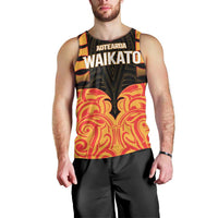 Custom Aotearoa Waikato Men Tank Top Maori Pattern New Zealand - Polynesian Pride