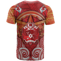 Tonga King's Birthday T Shirt Gold Royal Crown Tribal Patterns