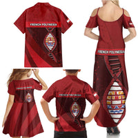 French Polynesia Is In My DNA Family Matching Summer Maxi Dress and Hawaiian Shirt DT05 - Polynesian Pride