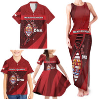 French Polynesia Is In My DNA Family Matching Tank Maxi Dress and Hawaiian Shirt DT05 - Polynesian Pride