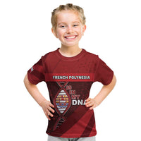 French Polynesia Is In My DNA Kid T Shirt DT05 Red - Polynesian Pride