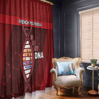 French Polynesia Is In My DNA Window Curtain DT05 - Polynesian Pride