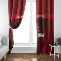 French Polynesia Is In My DNA Window Curtain DT05 - Polynesian Pride