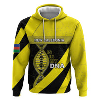 New Caledonia Is In My DNA Hoodie DT05 Pullover Hoodie Yellow - Polynesian Pride