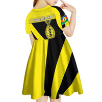 New Caledonia Is In My DNA Kid Short Sleeve Dress DT05 - Polynesian Pride