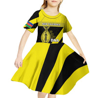 New Caledonia Is In My DNA Kid Short Sleeve Dress DT05 - Polynesian Pride