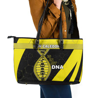 New Caledonia Is In My DNA Leather Tote Bag DT05 - Polynesian Pride
