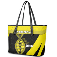 New Caledonia Is In My DNA Leather Tote Bag DT05 - Polynesian Pride