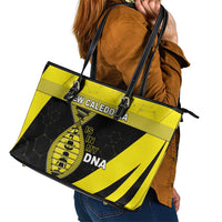 New Caledonia Is In My DNA Leather Tote Bag DT05 - Polynesian Pride
