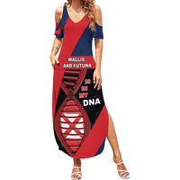 Wallis And Futuna Is In My DNA Family Matching Summer Maxi Dress and Hawaiian Shirt - Polynesian Pride