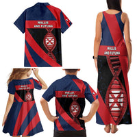 Wallis And Futuna Is In My DNA Family Matching Tank Maxi Dress and Hawaiian Shirt - Polynesian Pride