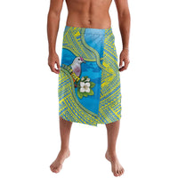 Personalised Palau Biib Bird Lavalava Rur Flower And Rock Islands Patterns