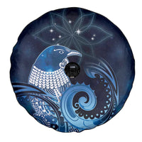 New Zealand Matariki Spare Tire Cover Maori Tui Bird Blue Galaxy DT05 - Polynesian Pride