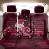 New Zealand Matariki Back Car Seat Cover Maori Tui Bird Magenta Galaxy DT05 - Polynesian Pride
