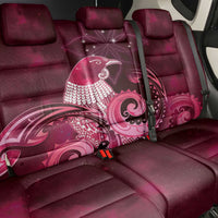 New Zealand Matariki Back Car Seat Cover Maori Tui Bird Magenta Galaxy DT05 - Polynesian Pride