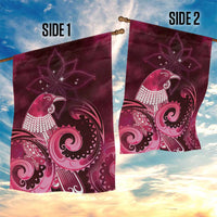 New Zealand Matariki Garden Flag Maori Tui Bird Magenta Galaxy