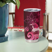 New Zealand Matariki Tumbler Cup Maori Tui Bird Magenta Galaxy DT05 - Polynesian Pride