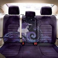 New Zealand Matariki Back Car Seat Cover Maori Tui Bird Purple Galaxy DT05 - Polynesian Pride