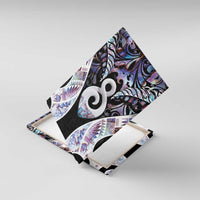 New Zealand Aotearoa Canvas Wall Art Pikorua Single Twist Pink Paua Shell