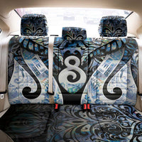 New Zealand Aotearoa Back Car Seat Cover Pikorua Single Twist Green Paua Shell DT05 - Polynesian Pride